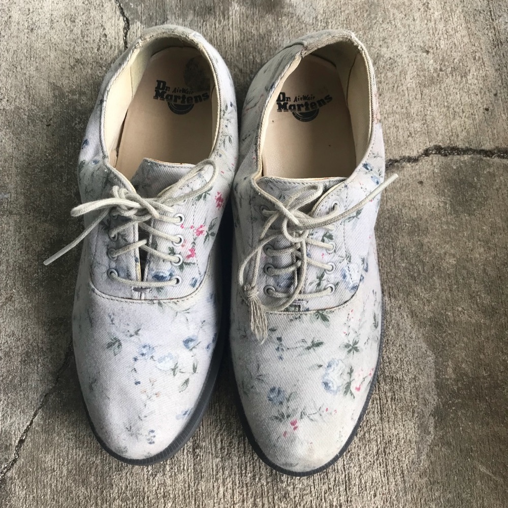 Dr Martens Floral Shoes